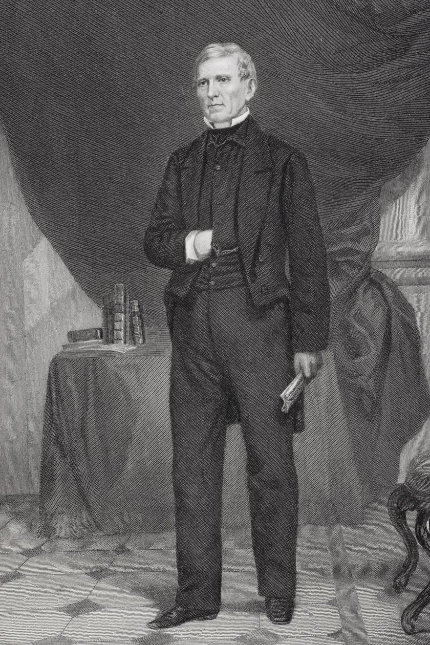 John J. Crittenden的肖像（1786-1863） 作者 阿隆佐·查佩尔