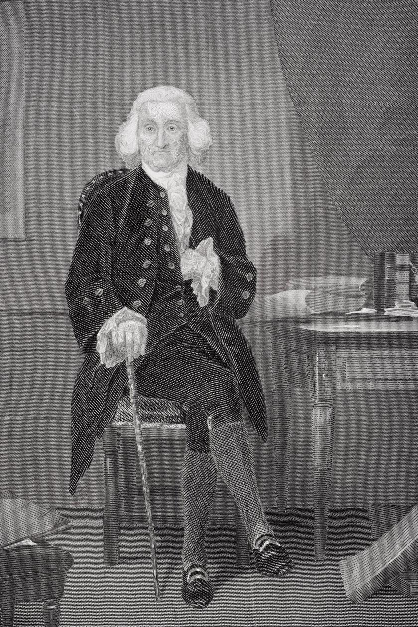 Jonathan Trumbull的肖像（1710-85） 作者 阿隆佐·查佩尔