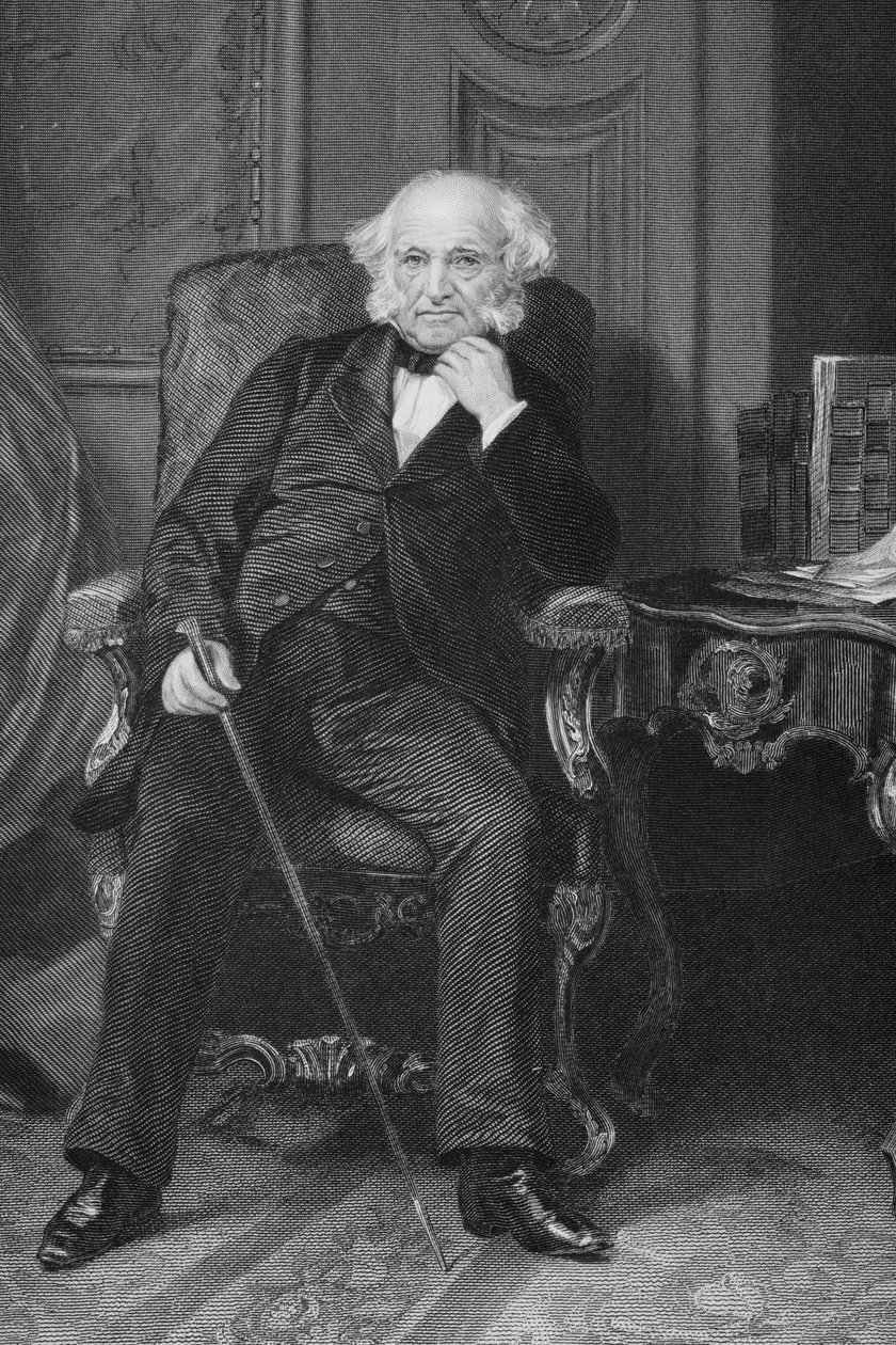Martin Van Buren的肖像（1782-1862） 作者 阿隆佐·查佩尔
