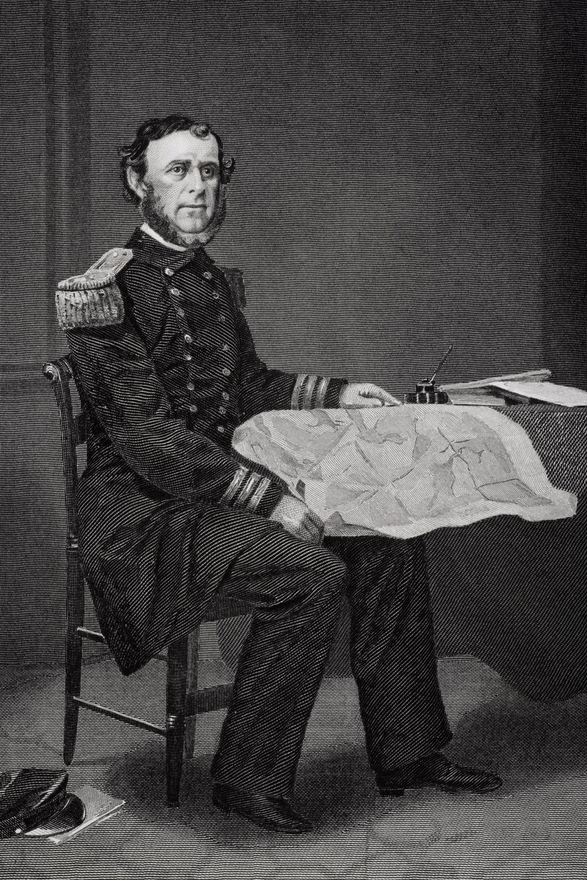 Samuel Francis Du Pont的肖像（1803-1865） 作者 阿隆佐·查佩尔