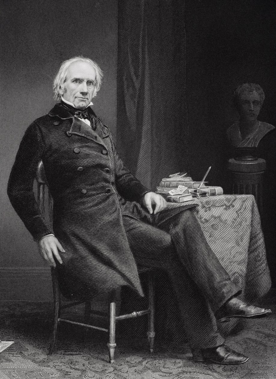 亨利·克莱的肖像（1777-1852） 作者 阿隆佐·查佩尔