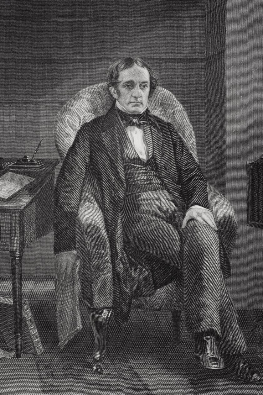 William Hickling Prescott的肖像（1796-1859） 作者 阿隆佐·查佩尔
