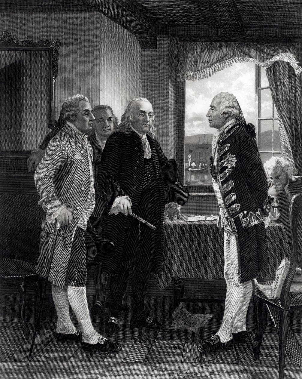 史坦顿岛和平会议，豪勋爵与国会委员会的访谈，1776年9月11日 作者 阿隆佐·查佩尔