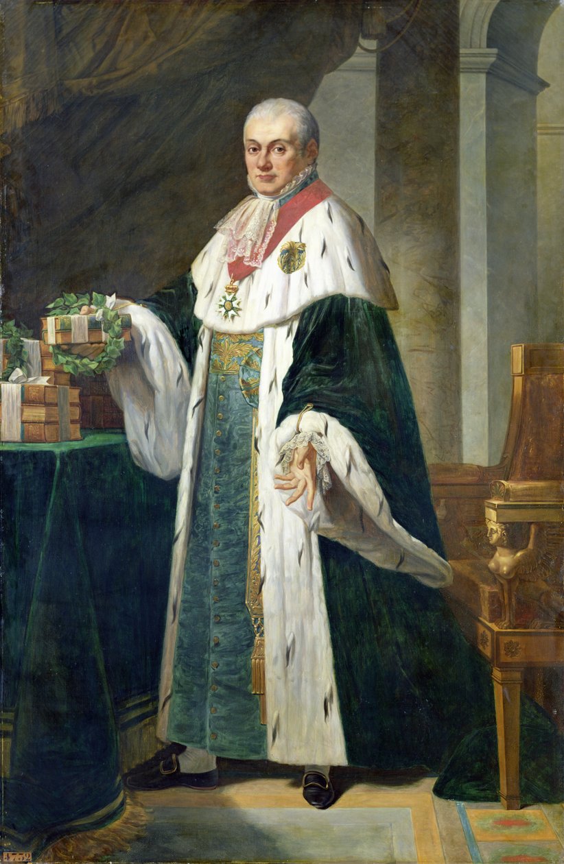 路易斯（1757-1821）Marquis de Fontanes 作者 阿方斯（Alphonse Lavaudan）