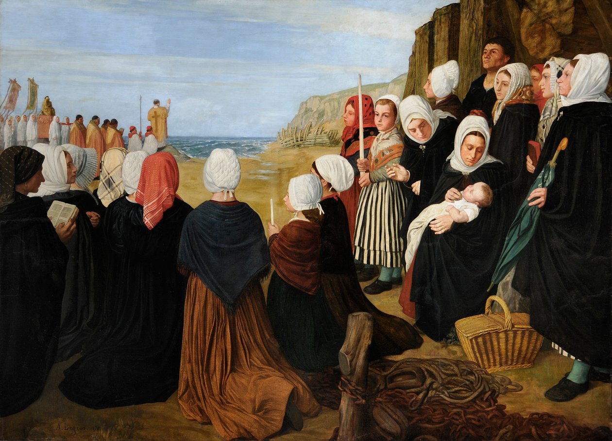 海的祝福 作者 阿方斯·莱格罗斯（Alphonse Legros）