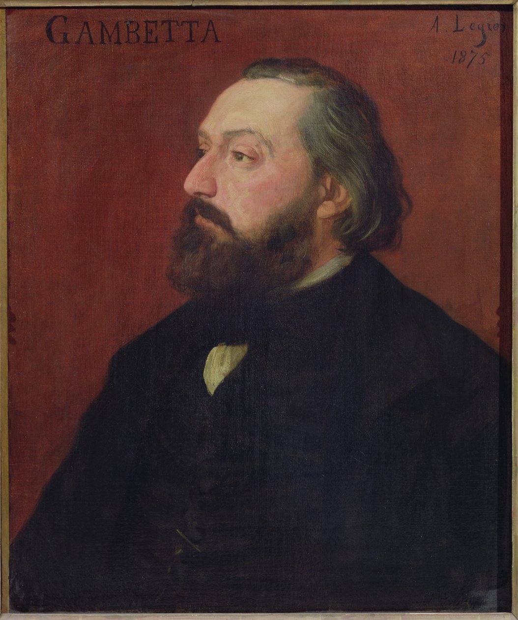 Leon Gambetta（1838-82）1875 作者 阿方斯·莱格罗斯（Alphonse Legros）