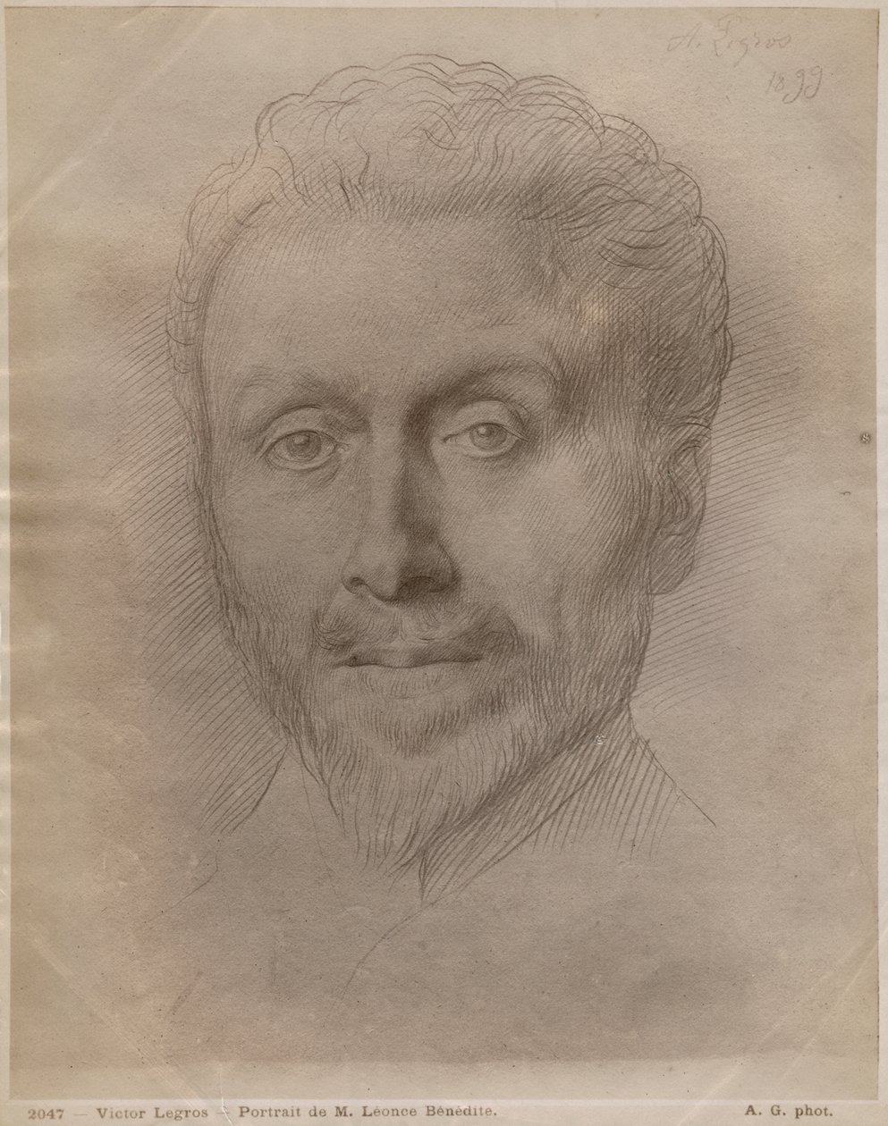 Leonce Benedite，1899年（纸上银点） 作者 阿方斯·莱格罗斯（Alphonse Legros）