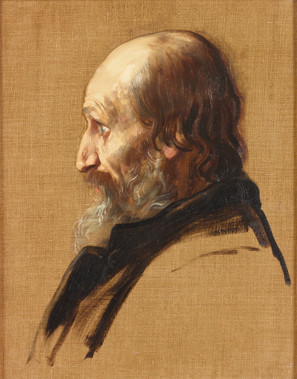 托马斯·迪克森的肖像，1879年 作者 阿方斯·莱格罗斯（Alphonse Legros）