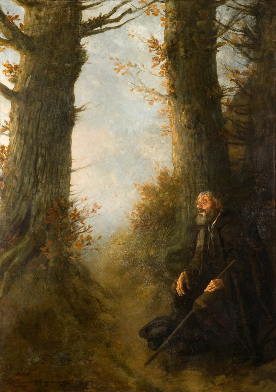 累了的流浪者，1878年 作者 阿方斯·莱格罗斯（Alphonse Legros）