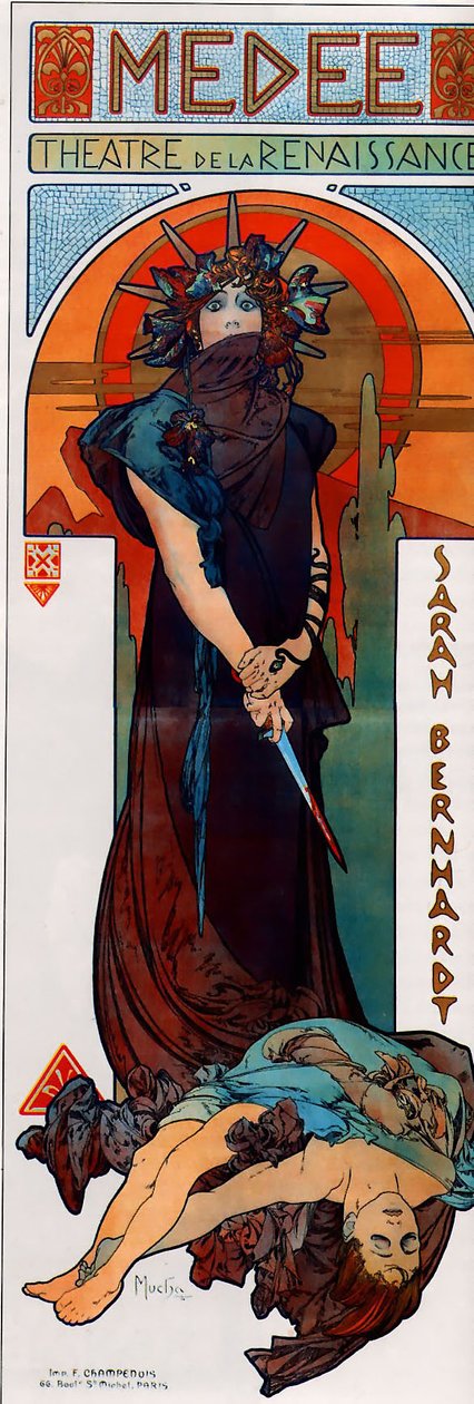 MedeanFrancais：Medeen 作者 阿方斯·慕夏