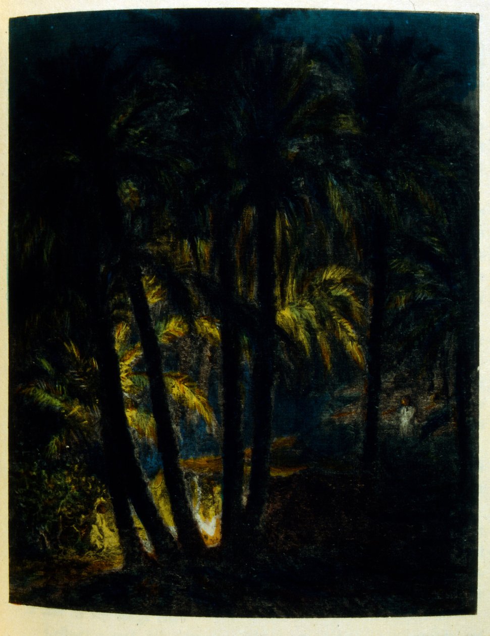 Dinet 的插图来自“海市蜃楼”阿拉伯生活场景。 1906 年，《海市蜃楼》《阿拉伯生活场景》由艾蒂安·迪内 (Etienne Dinet) 绘制插图，并由西尔曼·本·易卜拉欣·巴默 (Silman Ben Ibrahim Bamer) 进行评论。 纳斯雷丁·迪内 (Nasreddine Dinet) 出生时原名阿尔丰斯·艾蒂安·迪内 (Alphonse-Étienne Dinet)； （1861-1929）是法国东方人 作者 阿方斯·艾蒂安·迪内