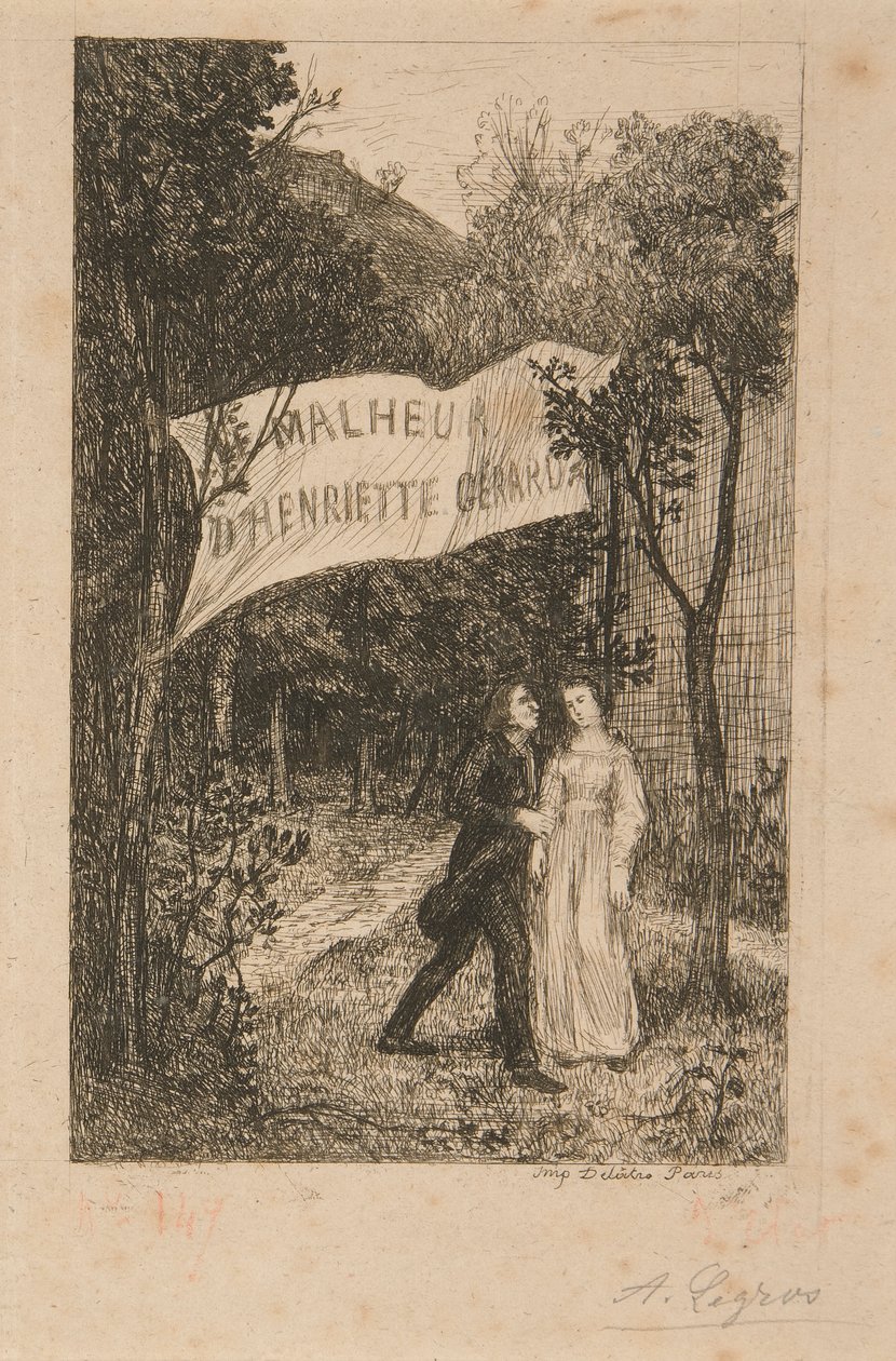 2 幅《马勒戈壁》插图 d 作者 阿方斯·莱格罗斯（Alphonse Legros）
