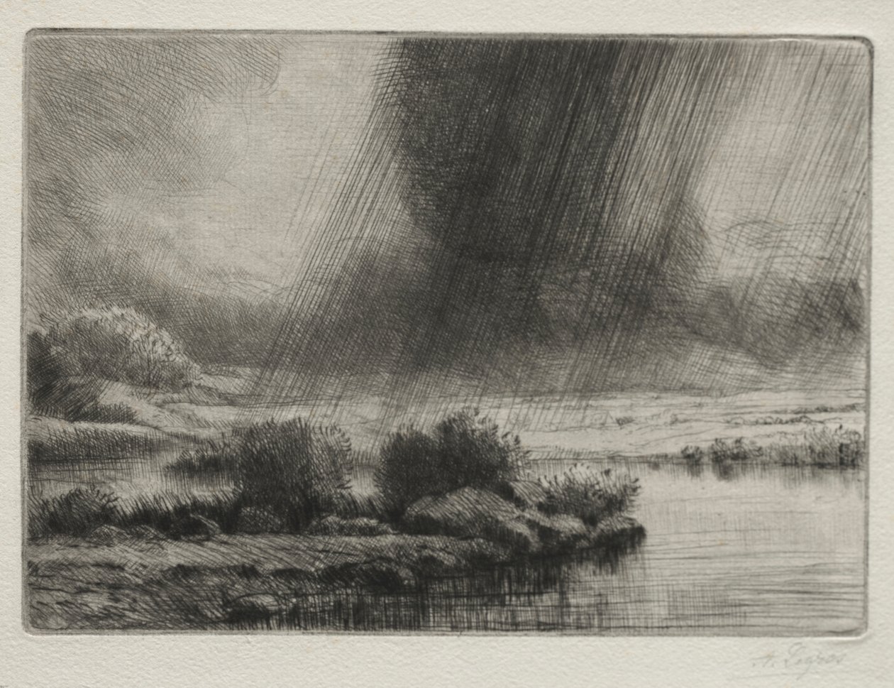 风暴 作者 阿方斯·莱格罗斯（Alphonse Legros）