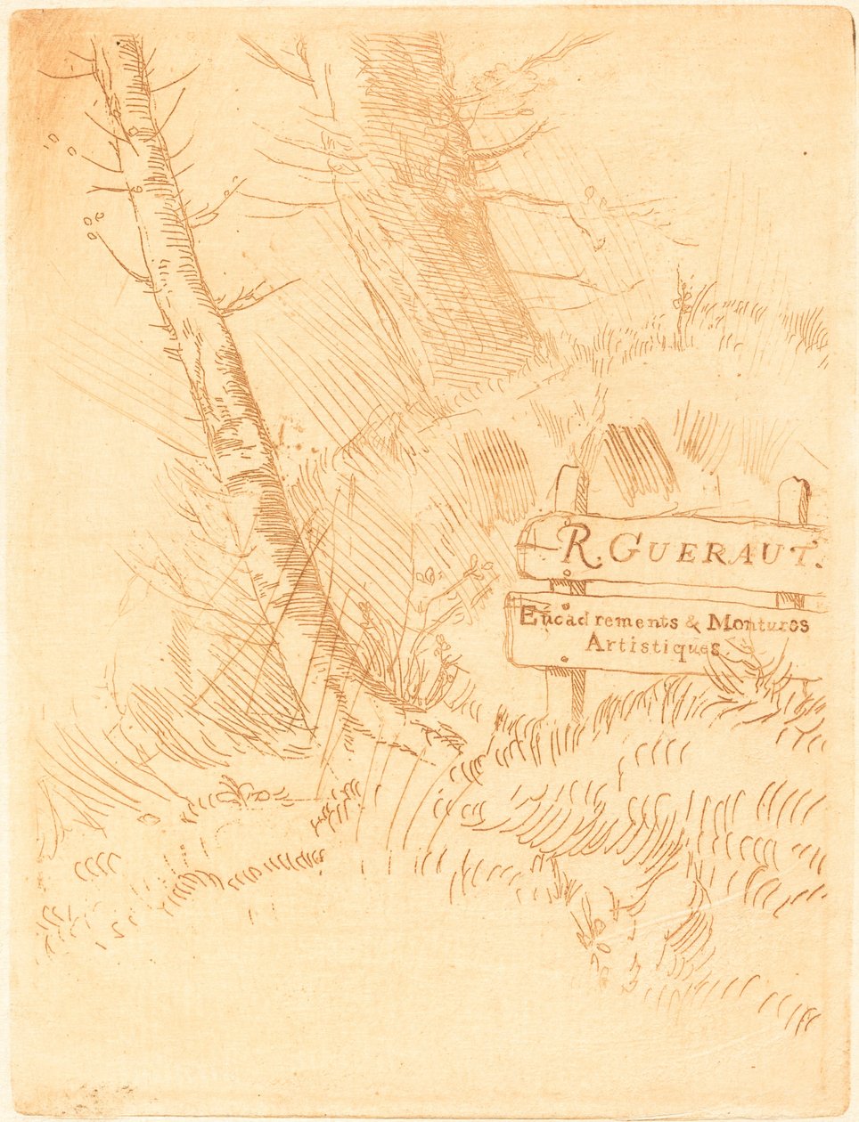 R. Gueraut 地址 作者 阿方斯·莱格罗斯（Alphonse Legros）