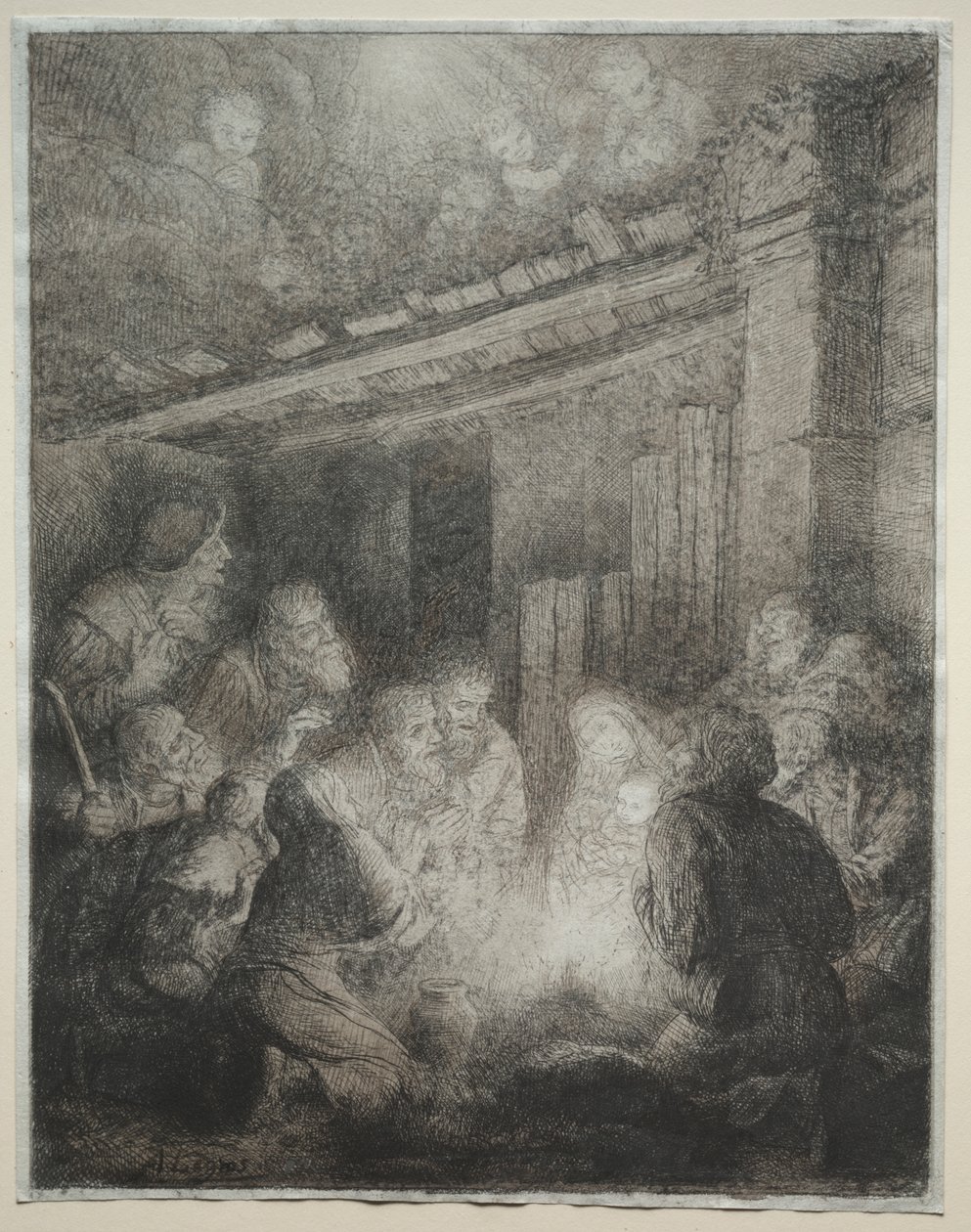 牧羊人的崇拜 作者 阿方斯·莱格罗斯（Alphonse Legros）