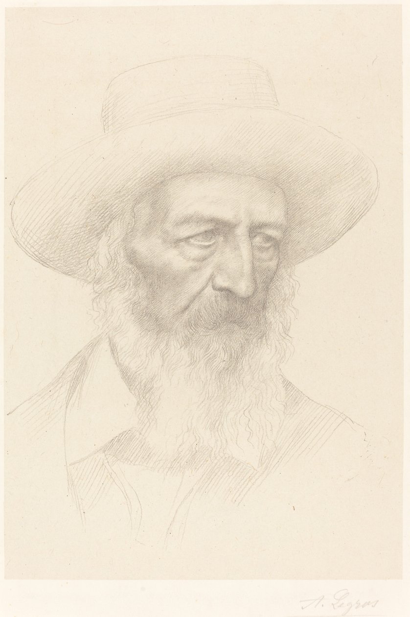 阿尔弗雷德，丁尼生勋爵 作者 阿方斯·莱格罗斯（Alphonse Legros）