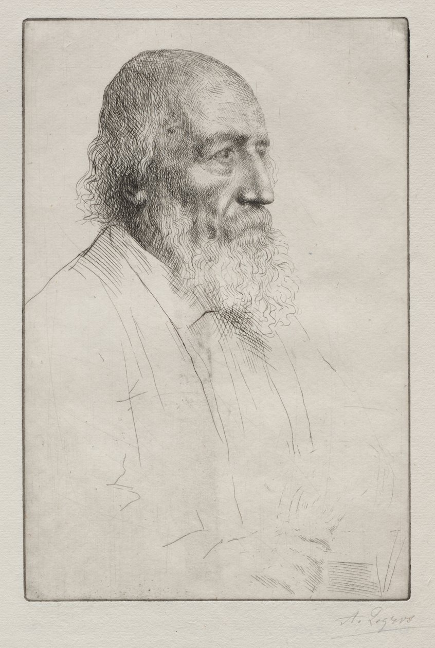 阿尔弗雷德-丁尼生 作者 阿方斯·莱格罗斯（Alphonse Legros）