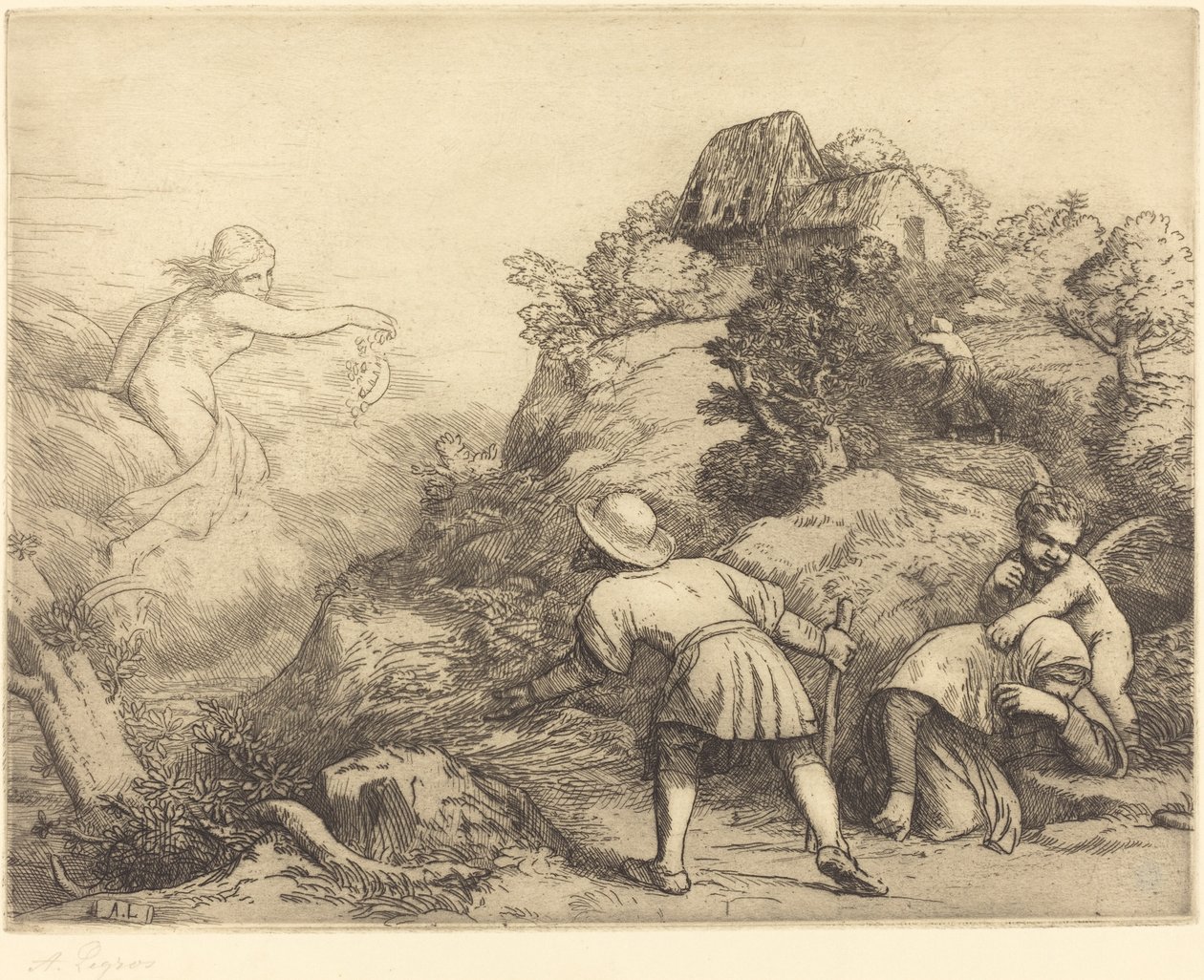 农民与财富的寓言》（Le paysan et la fortune：寓言故事 作者 阿方斯·莱格罗斯（Alphonse Legros）