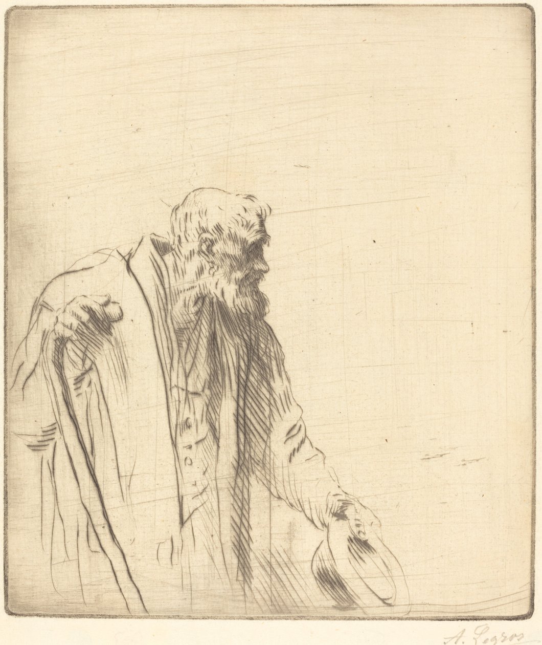 乞丐 作者 阿方斯·莱格罗斯（Alphonse Legros）
