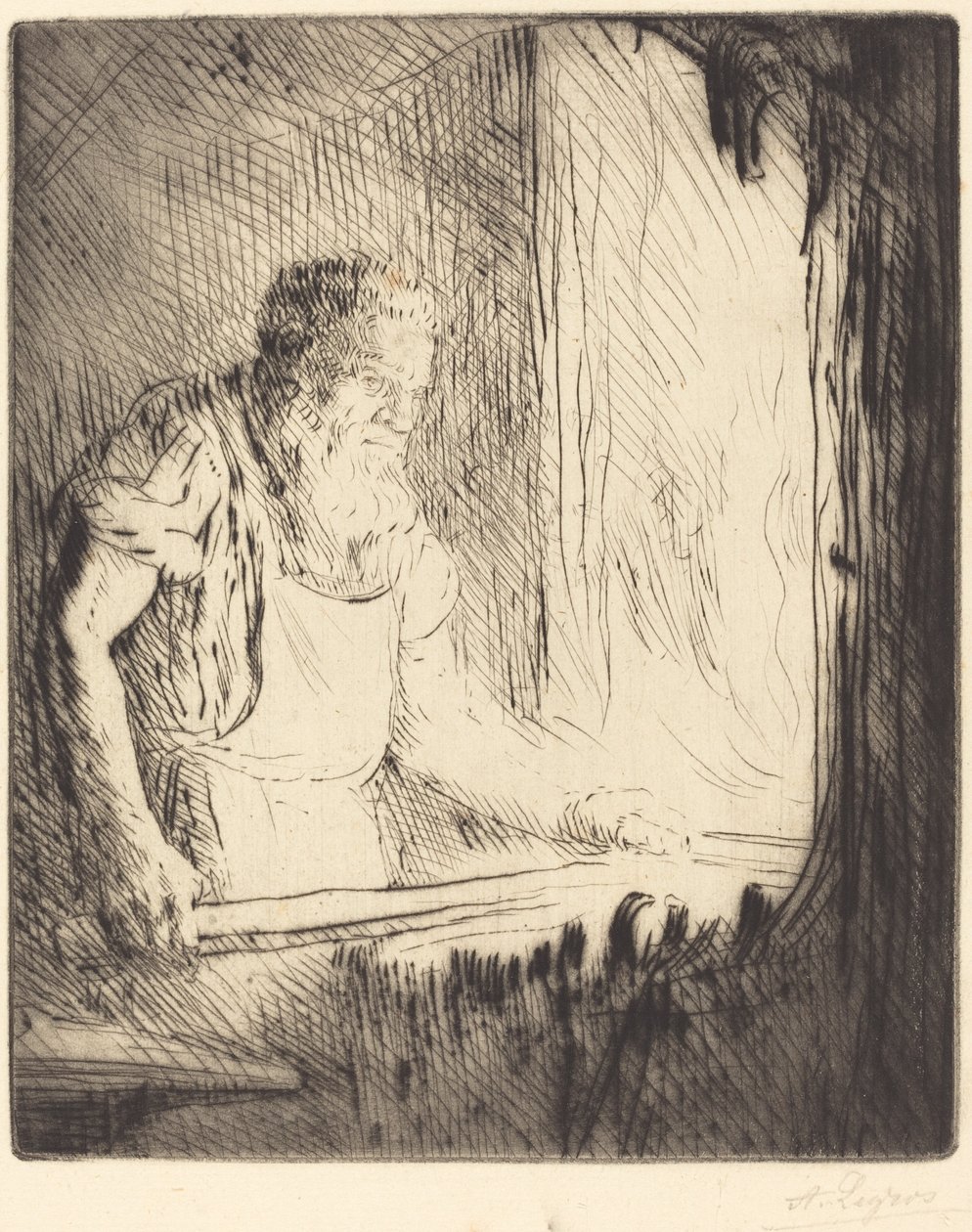 铁匠 (Le forgeron) 作者 阿方斯·莱格罗斯（Alphonse Legros）