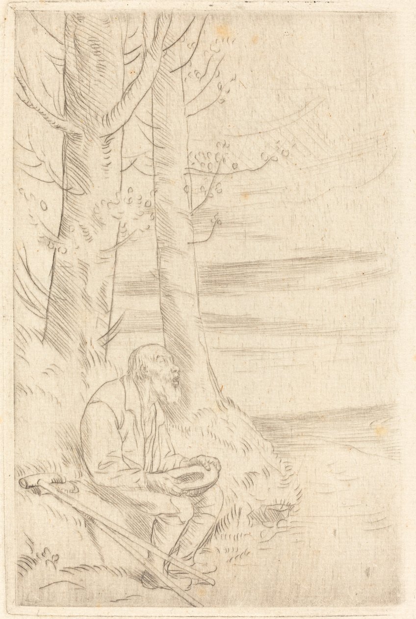 盲人乞丐 作者 阿方斯·莱格罗斯（Alphonse Legros）