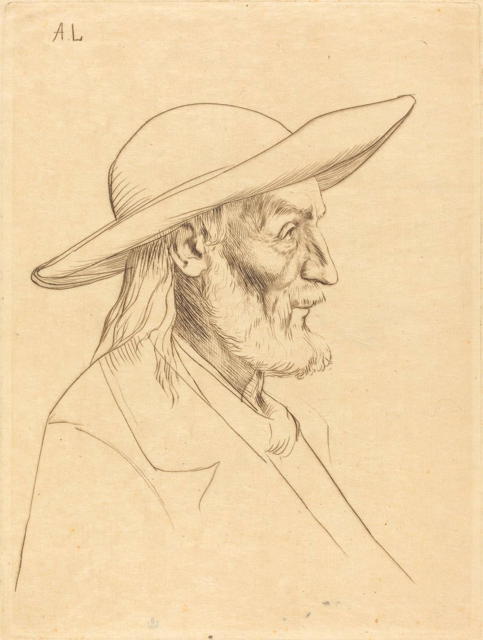 布列塔尼农夫 作者 阿方斯·莱格罗斯（Alphonse Legros）