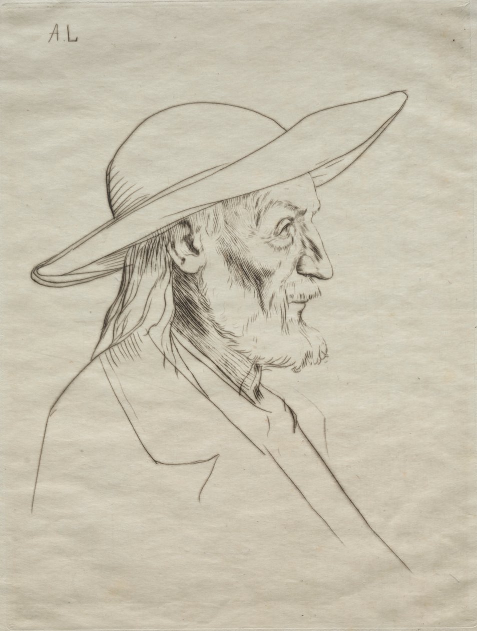 布列塔尼农民 作者 阿方斯·莱格罗斯（Alphonse Legros）