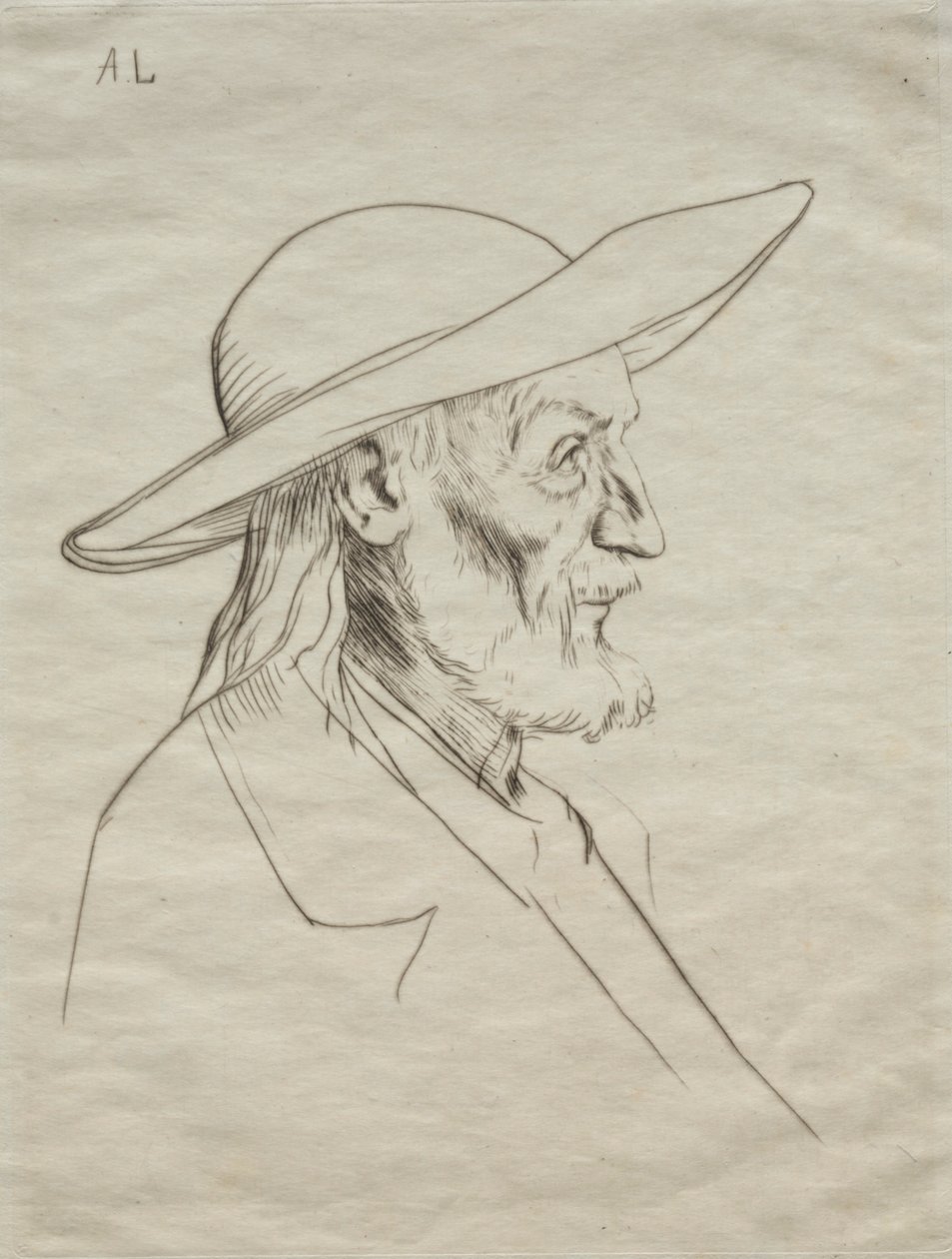 布列塔尼农民。 作者 阿方斯·莱格罗斯（Alphonse Legros）