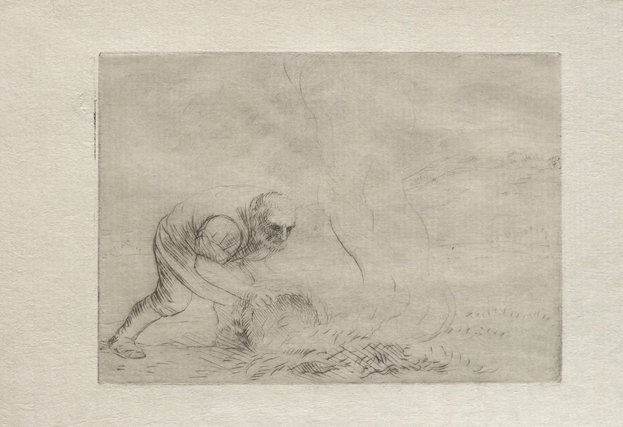 焚烧草地 作者 阿方斯·莱格罗斯（Alphonse Legros）