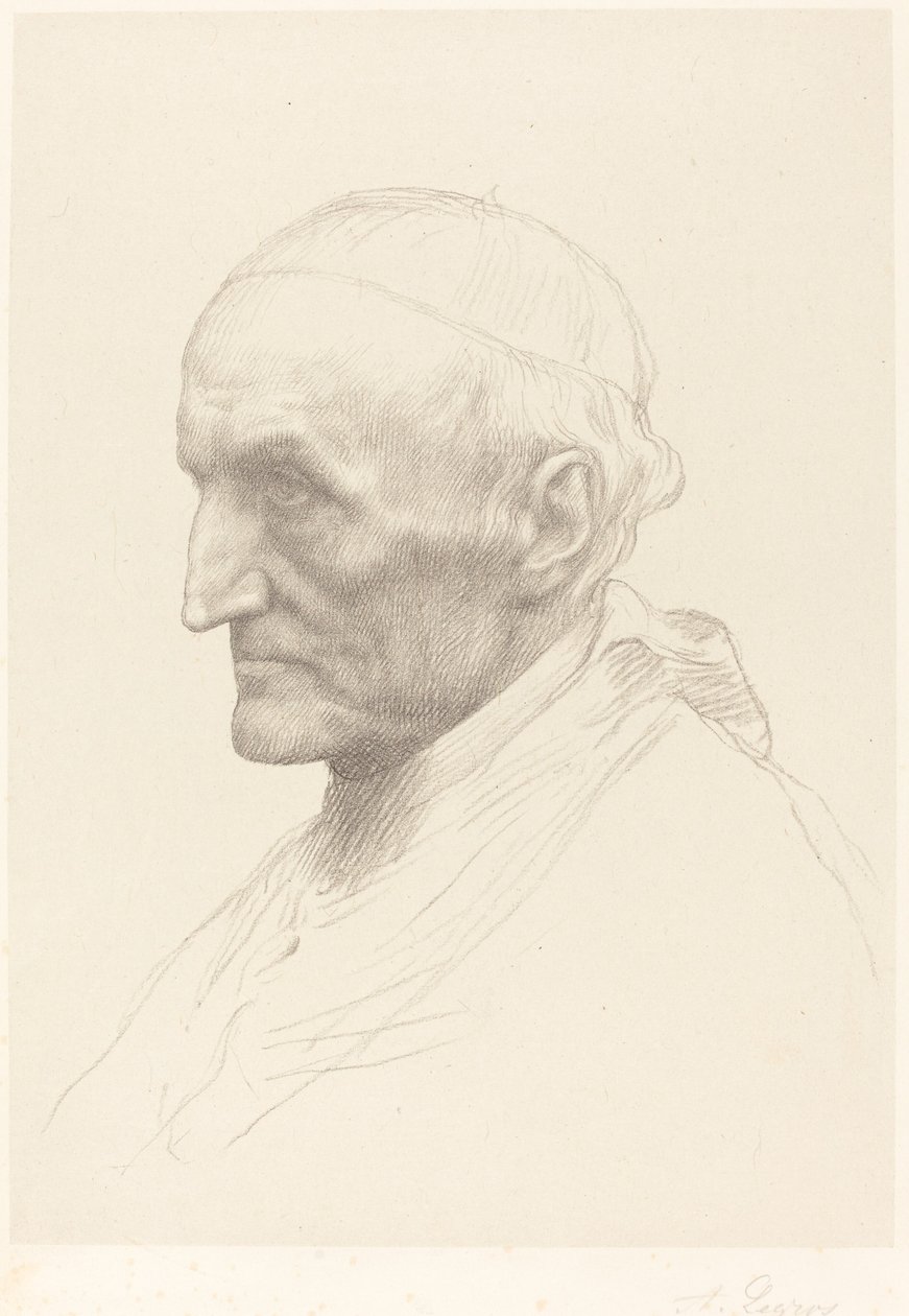 红衣主教曼宁，第二盘 作者 阿方斯·莱格罗斯（Alphonse Legros）