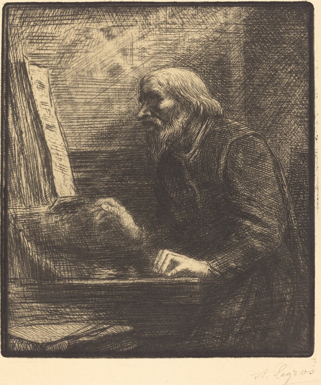 唱诗班长(Le maitre de chapelle) 作者 阿方斯·莱格罗斯（Alphonse Legros）