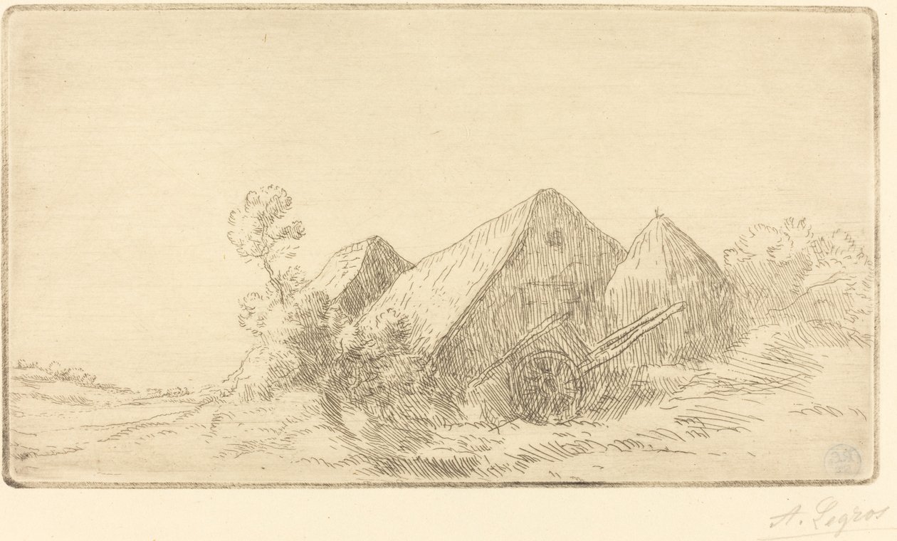 小车别墅 作者 阿方斯·莱格罗斯（Alphonse Legros）