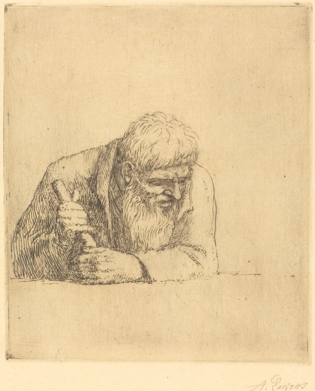 好奇的人 作者 阿方斯·莱格罗斯（Alphonse Legros）