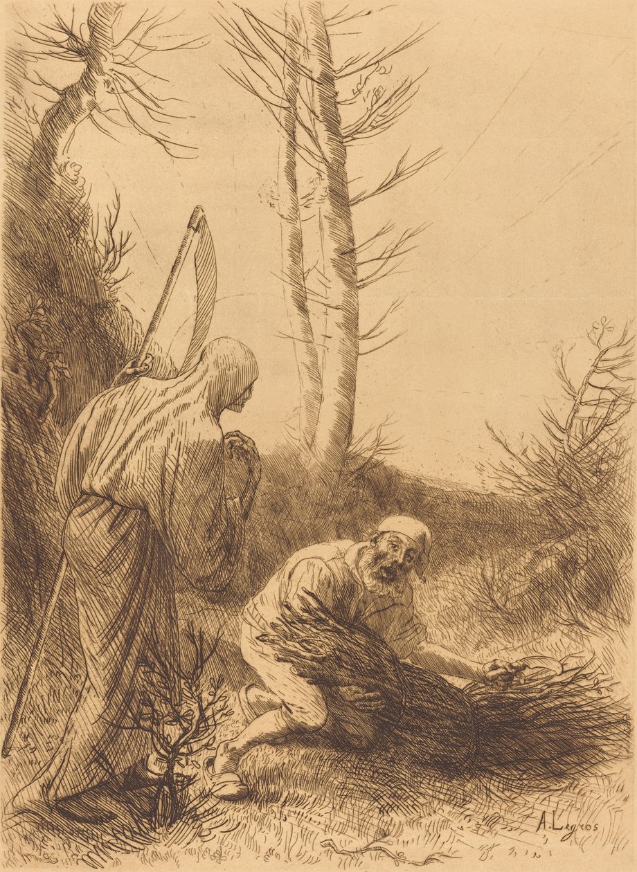 死亡与樵夫》第2版 作者 阿方斯·莱格罗斯（Alphonse Legros）
