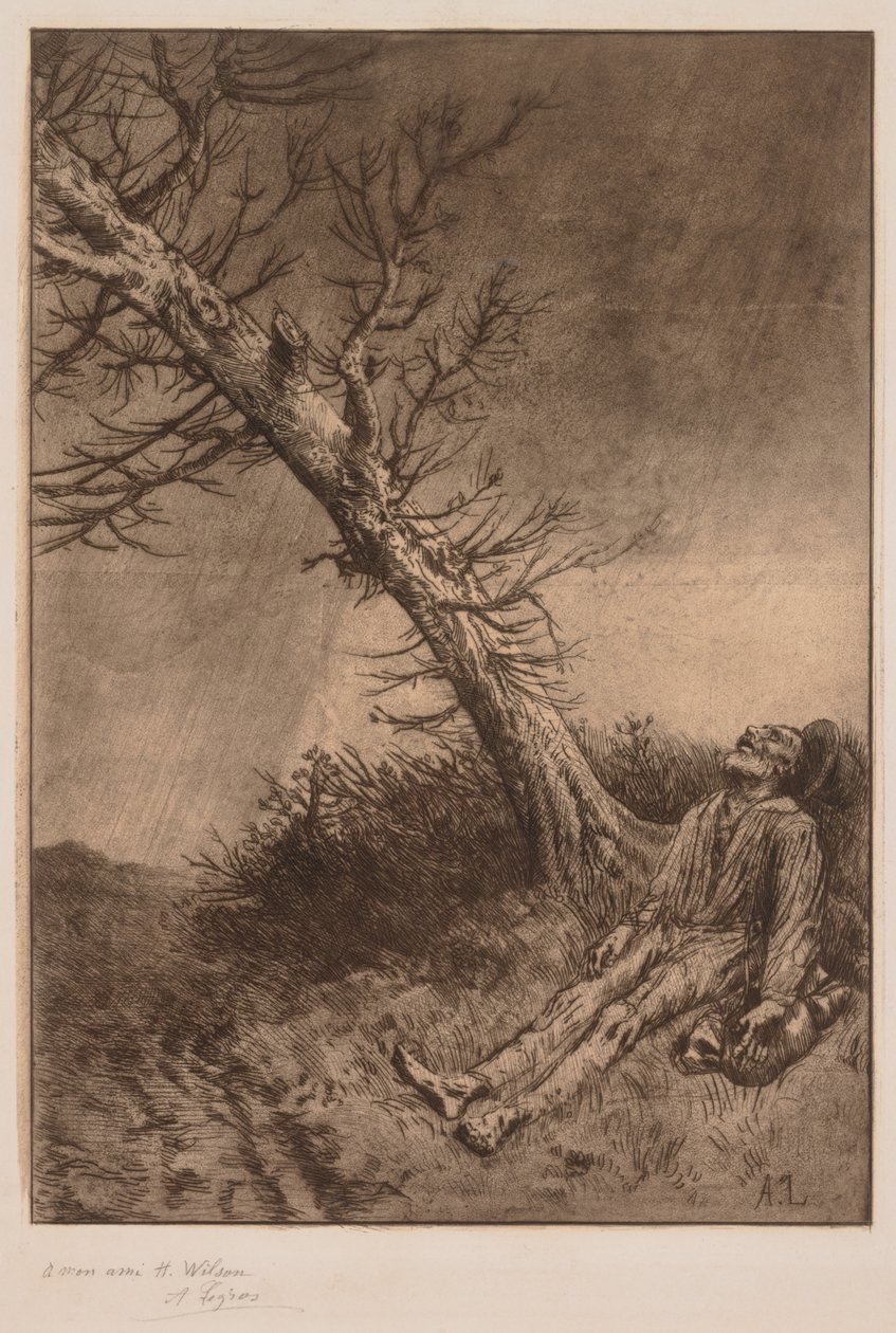 流浪者之死 作者 阿方斯·莱格罗斯（Alphonse Legros）