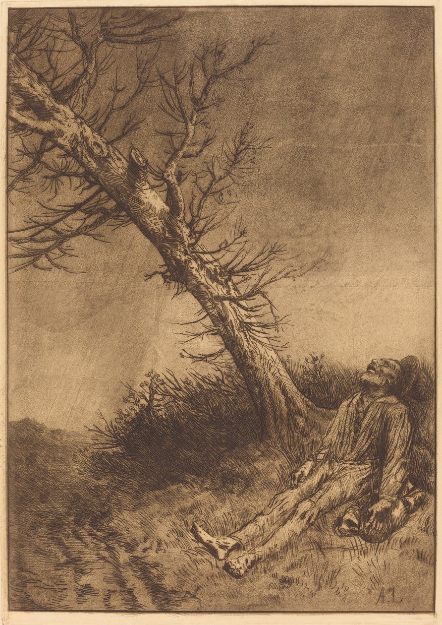 流浪者之死 作者 阿方斯·莱格罗斯（Alphonse Legros）