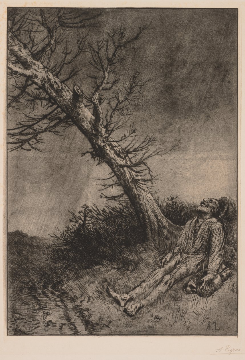 流浪者之死 作者 阿方斯·莱格罗斯（Alphonse Legros）