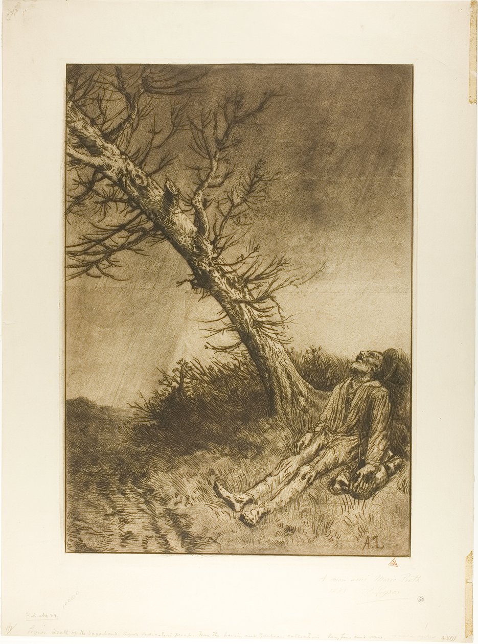 流浪者之死 作者 阿方斯·莱格罗斯（Alphonse Legros）