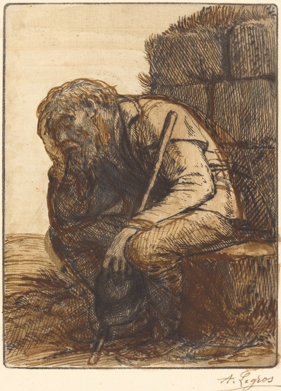 绝望的人(Le desespere) 作者 阿方斯·莱格罗斯（Alphonse Legros）