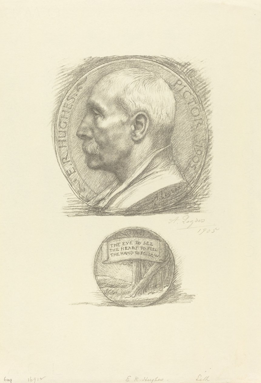 E.R. 休斯。 作者 阿方斯·莱格罗斯（Alphonse Legros）