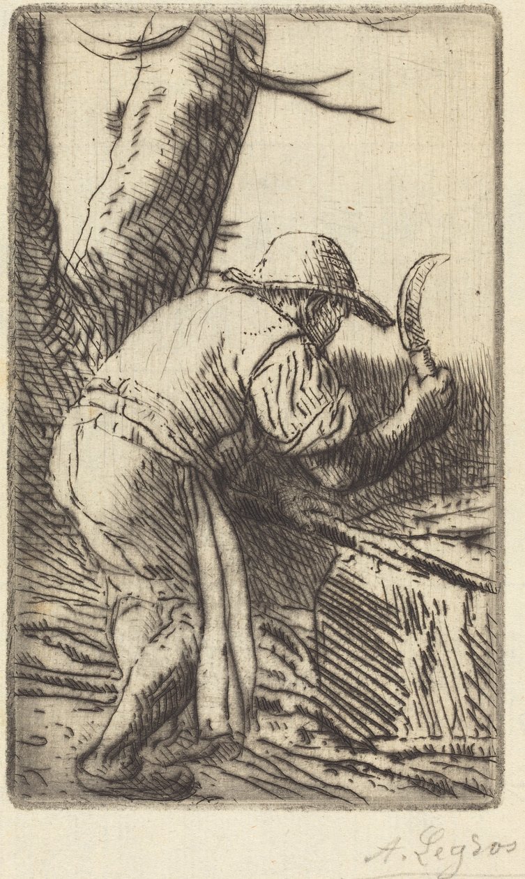 割捆机 作者 阿方斯·莱格罗斯（Alphonse Legros）