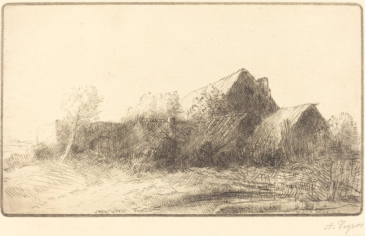 农场 作者 阿方斯·莱格罗斯（Alphonse Legros）
