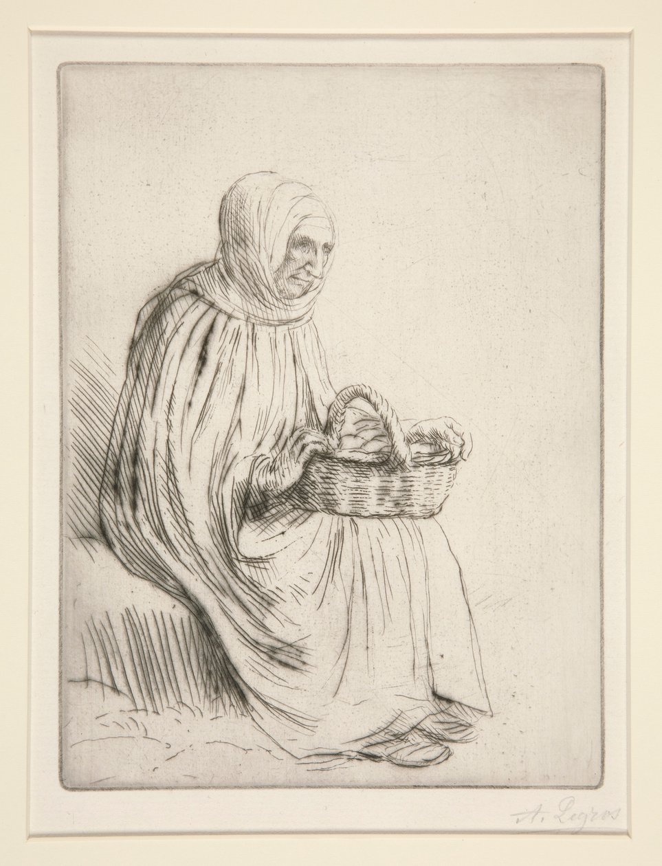 市场女性 作者 阿方斯·莱格罗斯（Alphonse Legros）