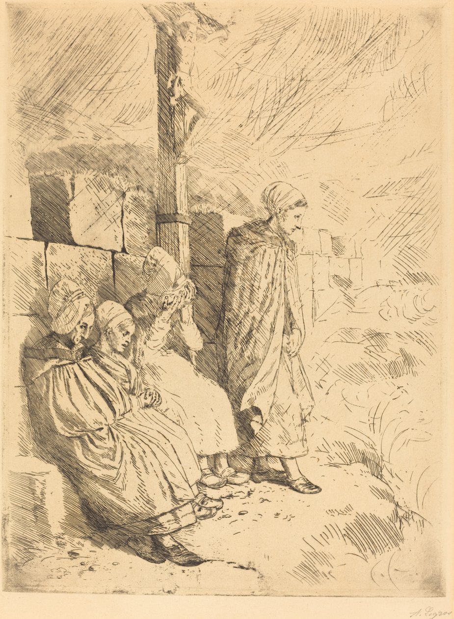 渔民的妻子们 渔民的妻子们。 作者 阿方斯·莱格罗斯（Alphonse Legros）