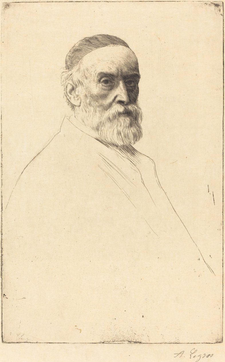 G.F. Watts, R.A. 。 作者 阿方斯·莱格罗斯（Alphonse Legros）