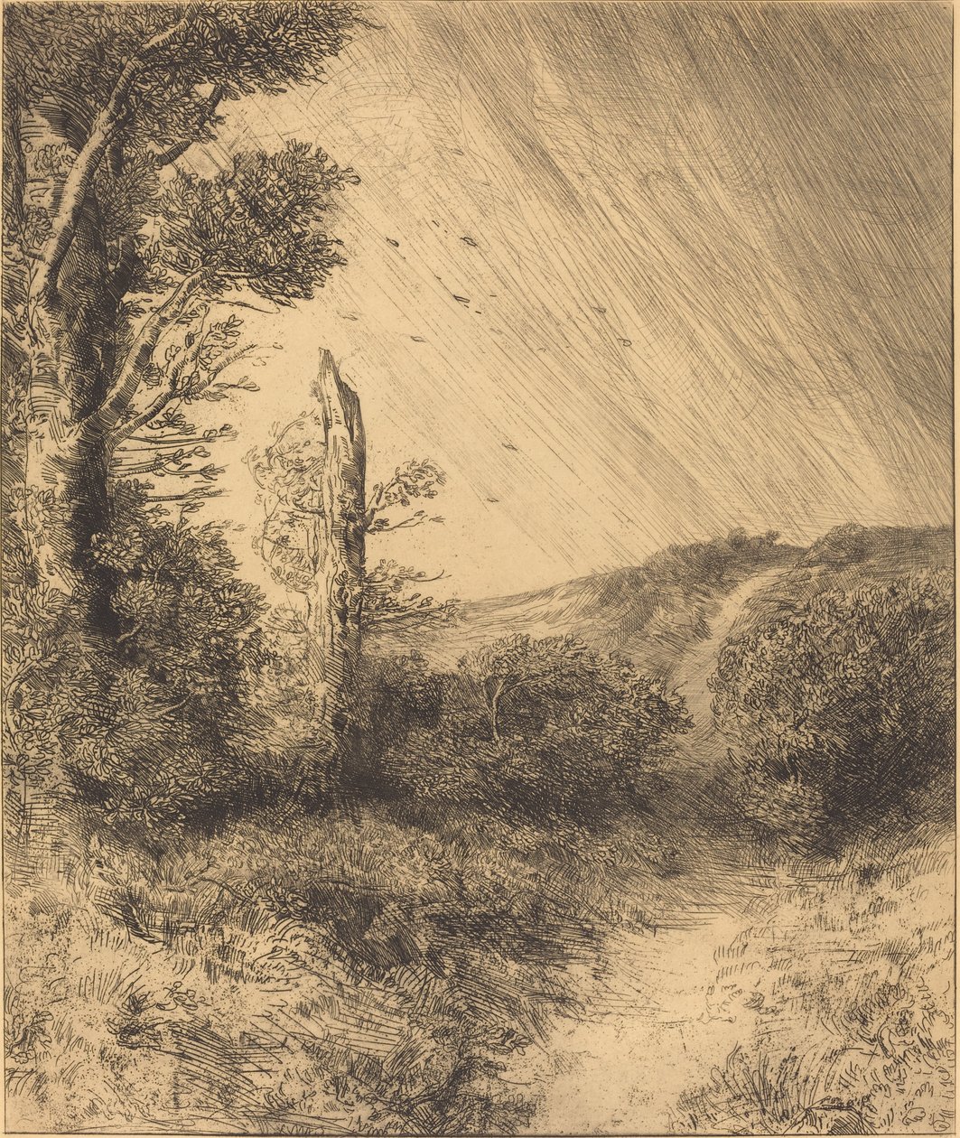 阵风(Le coup de vent) 作者 阿方斯·莱格罗斯（Alphonse Legros）