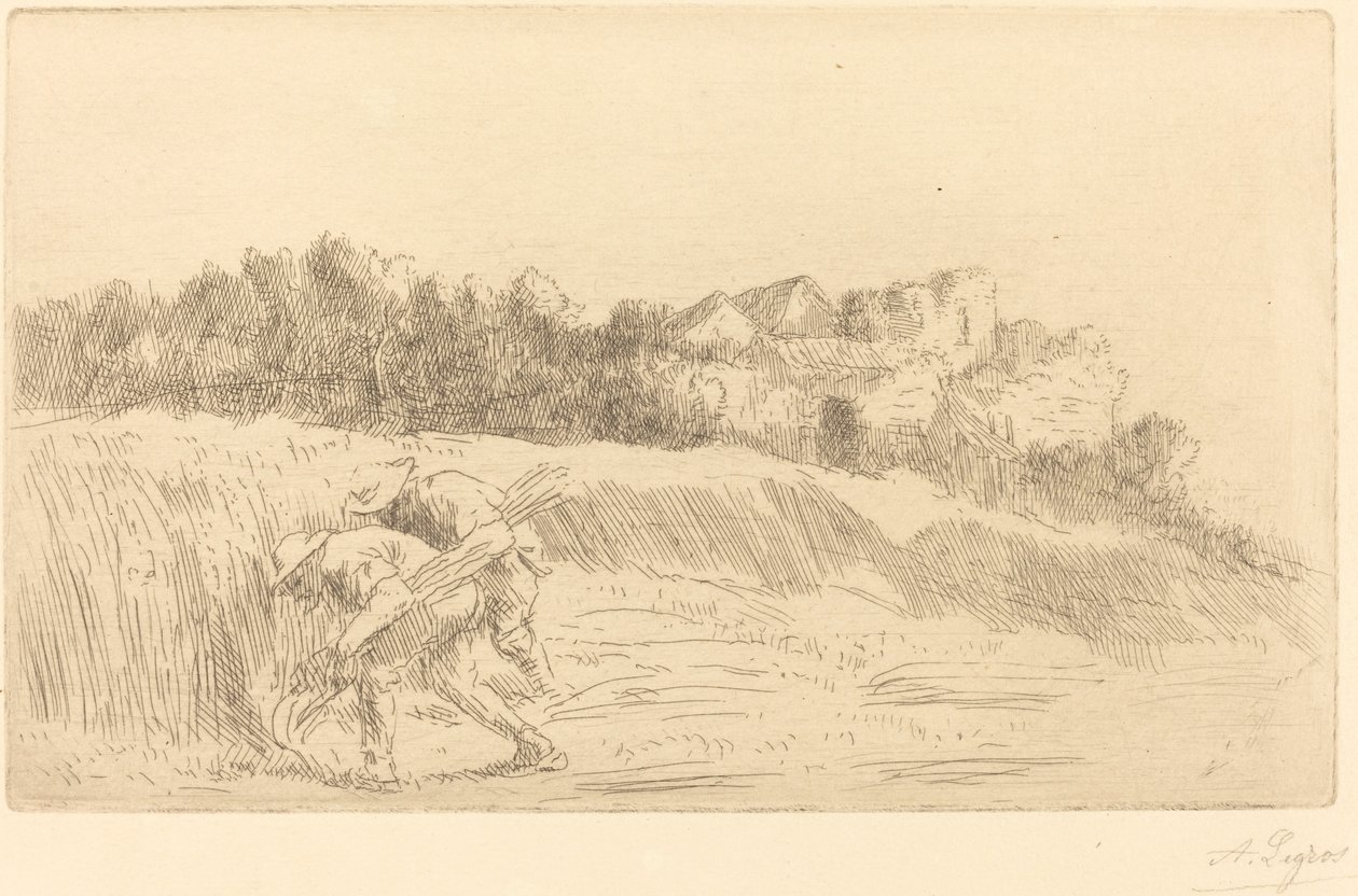 收获者 Les moissoneurs. 作者 阿方斯·莱格罗斯（Alphonse Legros）