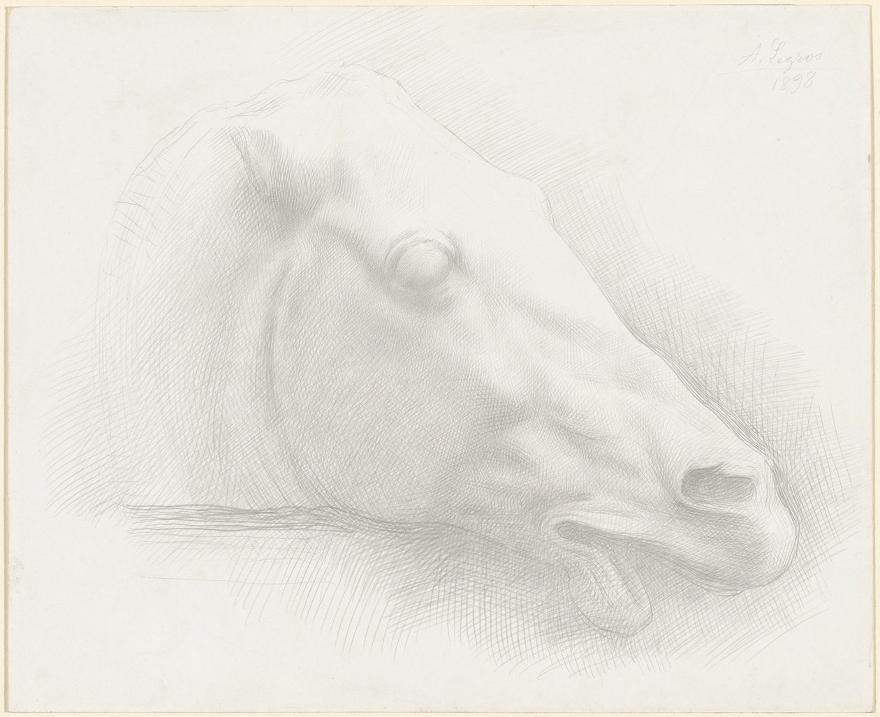 帕台农神庙的马头 作者 阿方斯·莱格罗斯（Alphonse Legros）