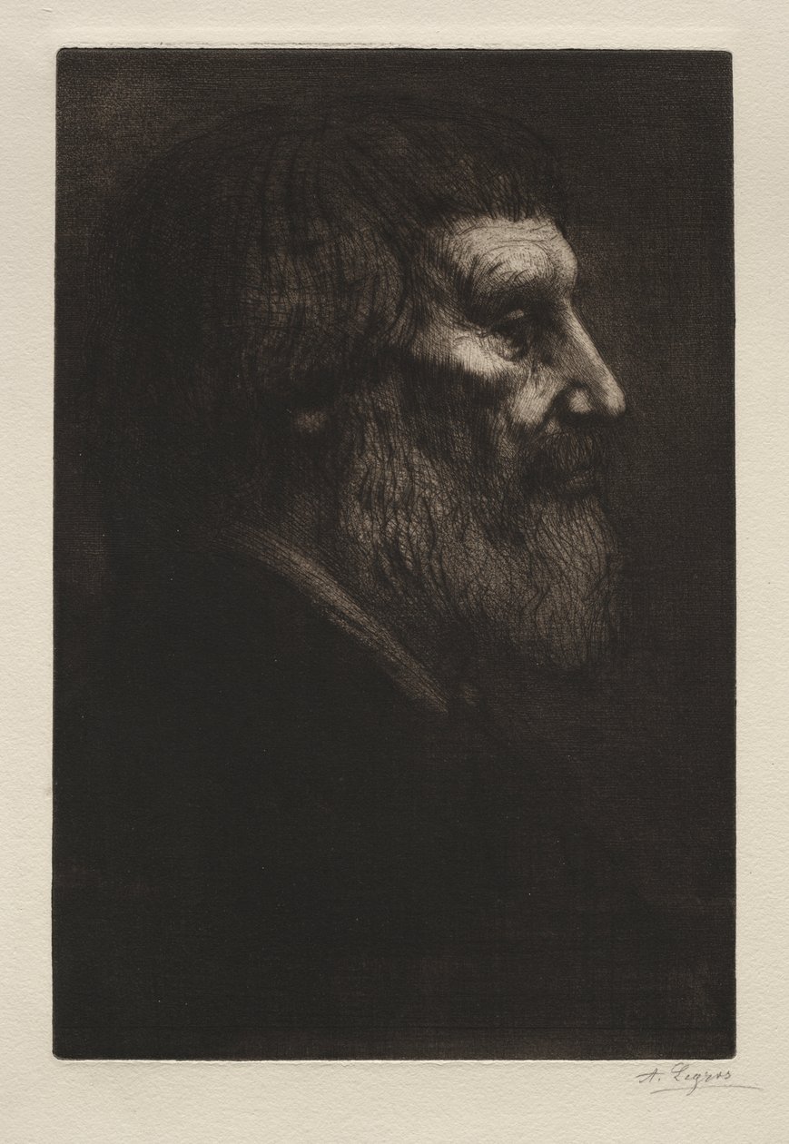 人头 作者 阿方斯·莱格罗斯（Alphonse Legros）