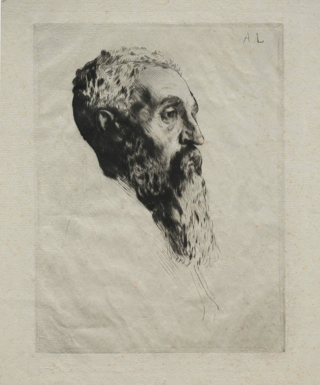 模特头像 作者 阿方斯·莱格罗斯（Alphonse Legros）